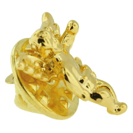 PinMart's Small Gold Cherub Spiritual Religious Angel Lapel Pin